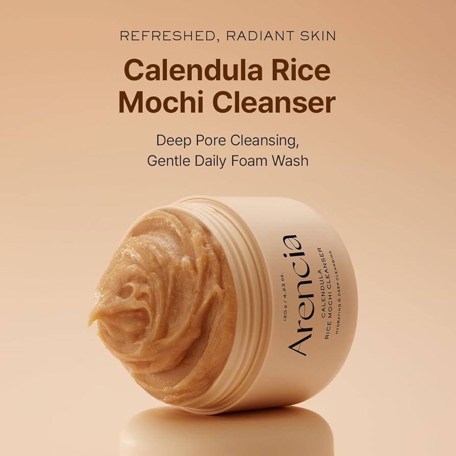 Arencia Calendula Rice Mochi Fresh Cleanser Moisturizing Brightening 120g