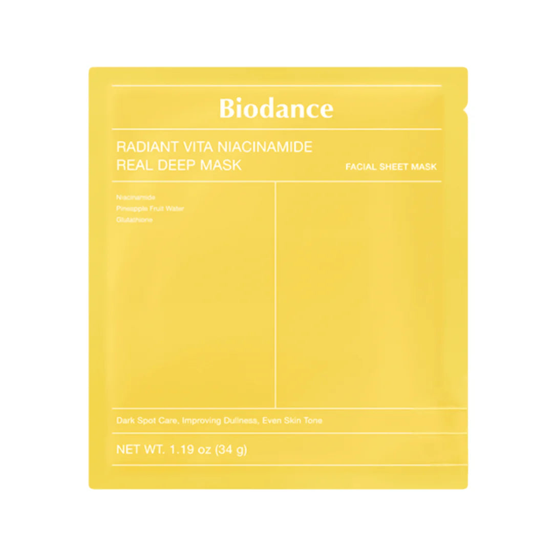 Biodance Radiant Vita Niacinamide Real Deep Mask (1pc)