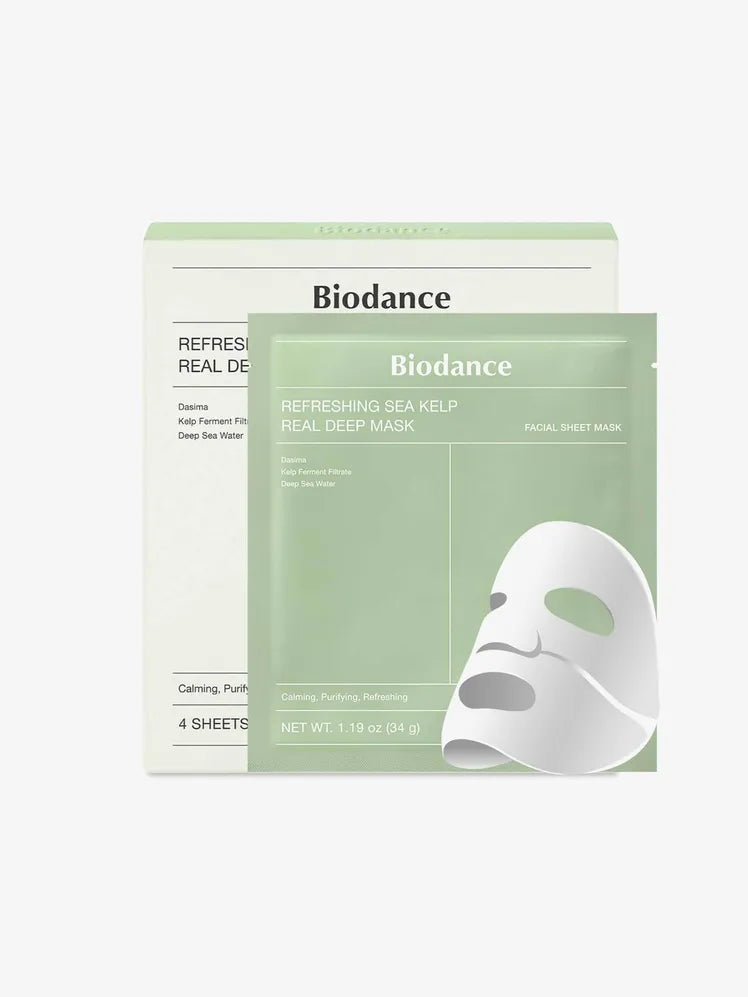 Biodance Refreshing Sea Kelp Real Deep Mask (4pc)
