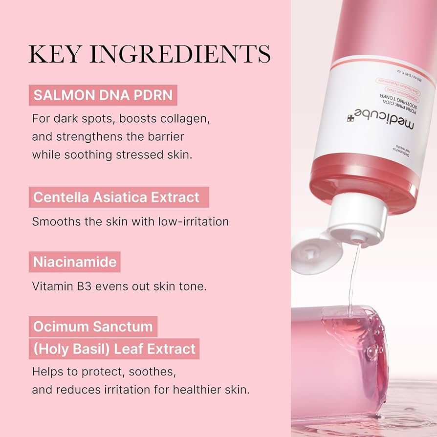 Medicube PDRN Pink Cica Soothing Toner - 250ml