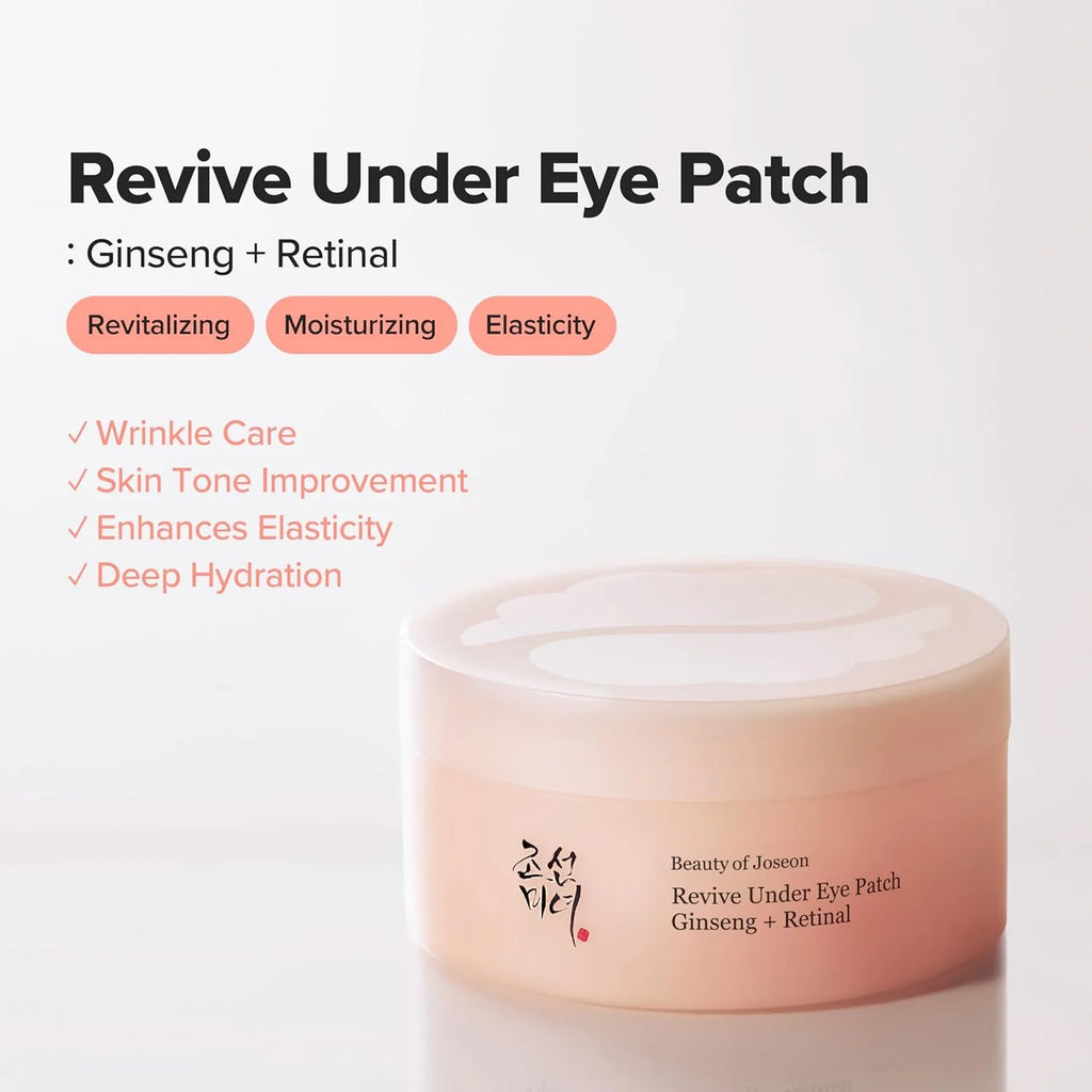 Beauty of Joseon Revive Ginseng Eye Patches (60 Patches)