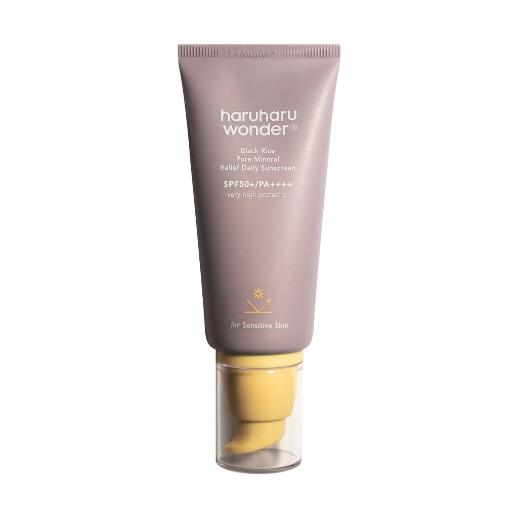 HaruHaru Wonder - Black Rice Pure Mineral Relief Daily Sunscreen SPF50+ PA++++, 50ml