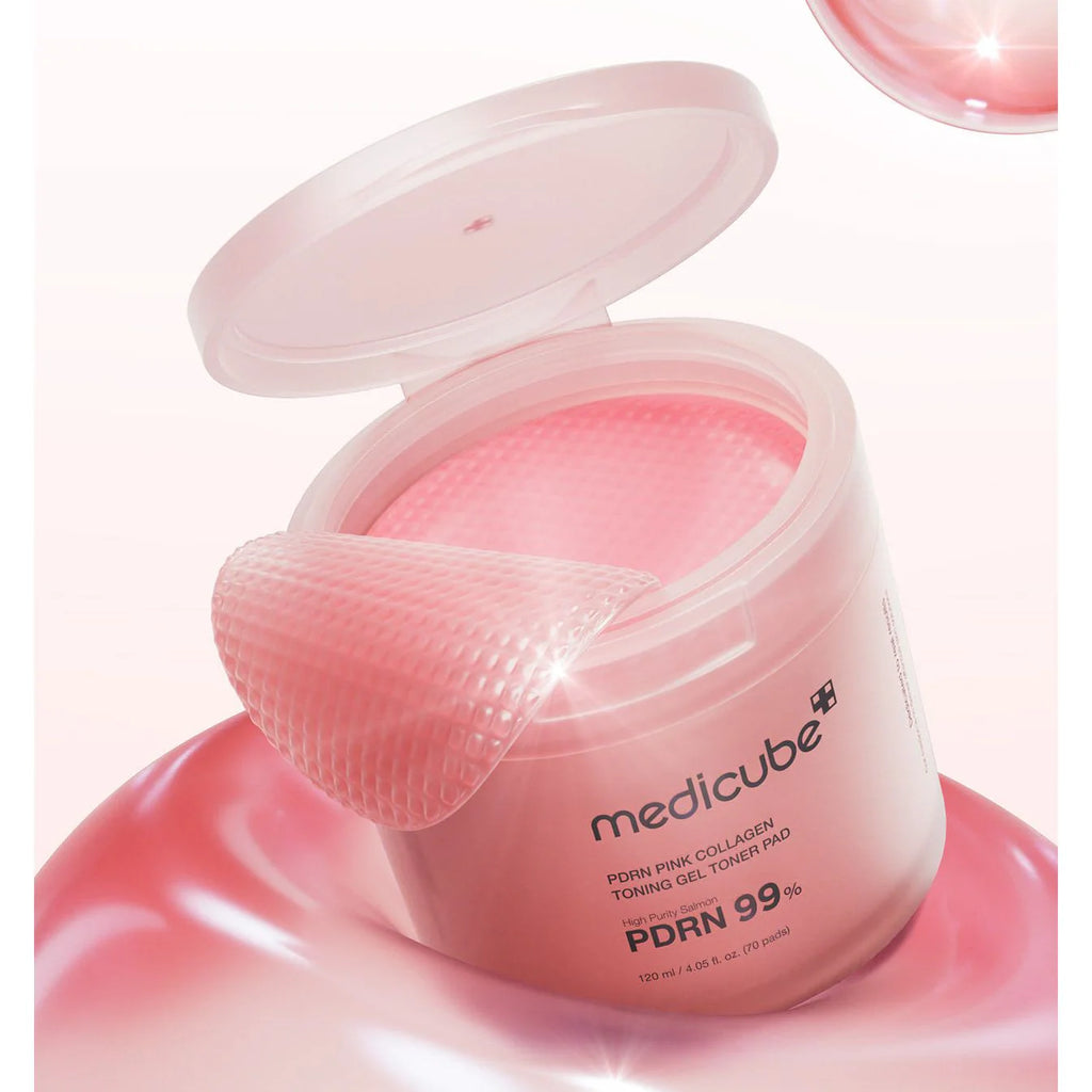 Medicube Pdrn Pink Collagen Toning Gel Toner Pad (70 Pads)