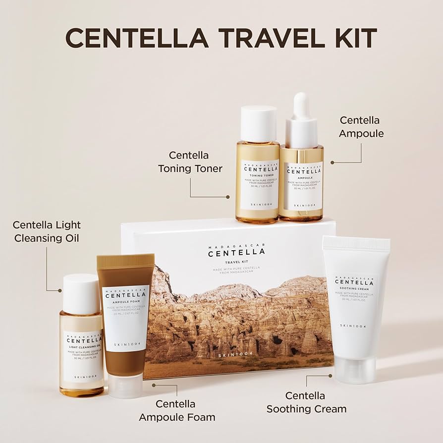 Skin1004 Madagascar Centella 5 Piece Travel Kit