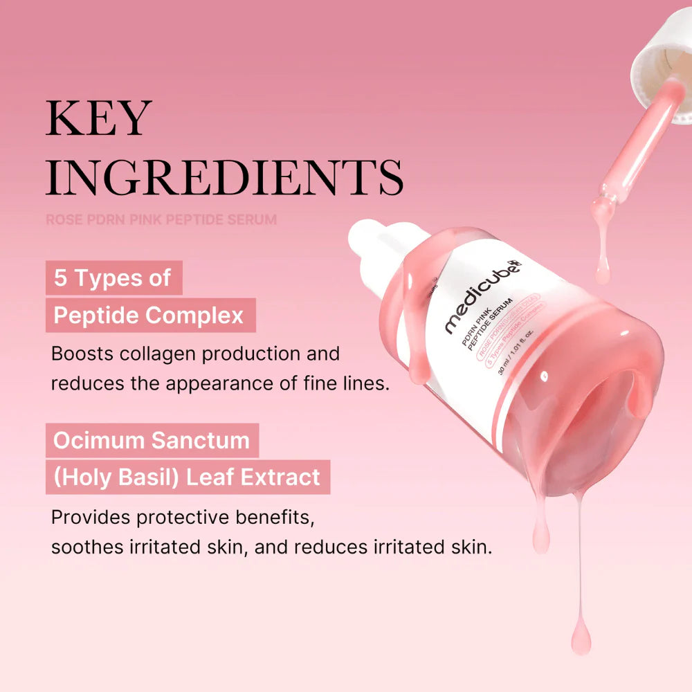 Medicube Pdrn Pink Peptide Serum - 30ml