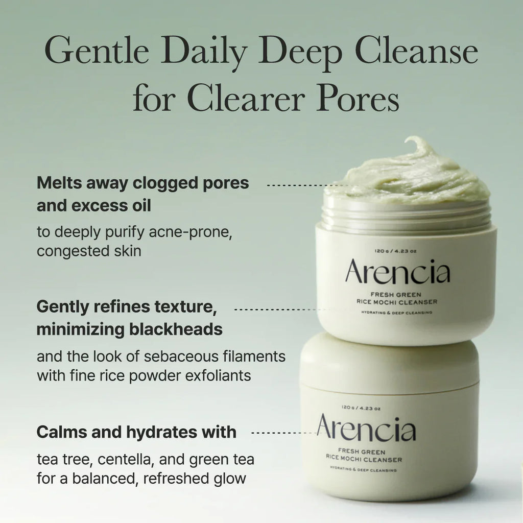 Arencia Fresh Green Rice Mochi Cleanser 120g