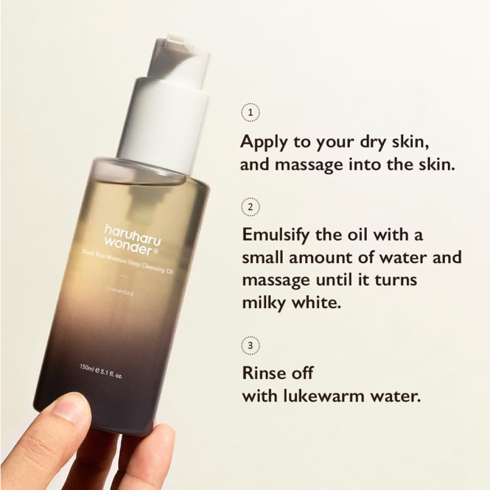 Haruharu Wonder Black Rice Deep Cleansing Oil - 150 Ml