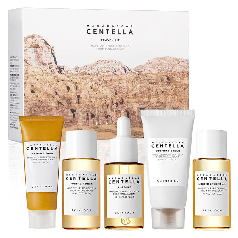 Skin1004 Madagascar Centella 5 Piece Travel Kit
