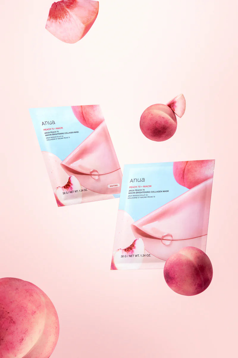 Anua Peach 70+ Niacin Brightening Collagen Mask (1pc)