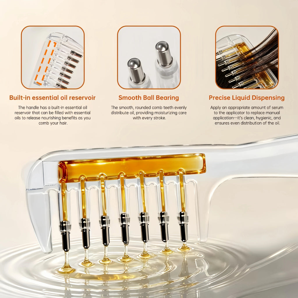 Kibodi Scalp & Hair Oil Serum Applicator comb