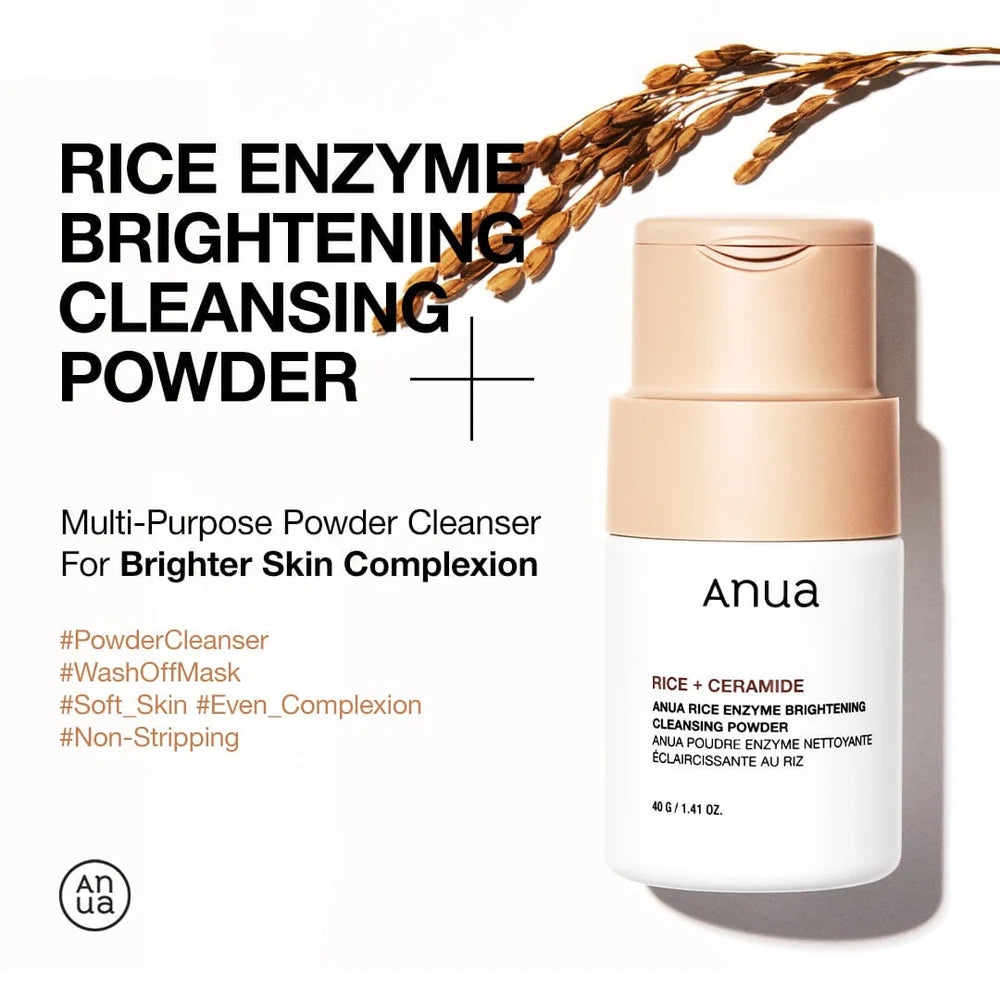 Anua - Rice Enzyme Brightening Cleansing Powder, 40g