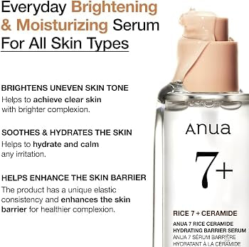Anua 7 Rice Ceramide Hydrating Barrier Serum 50ml