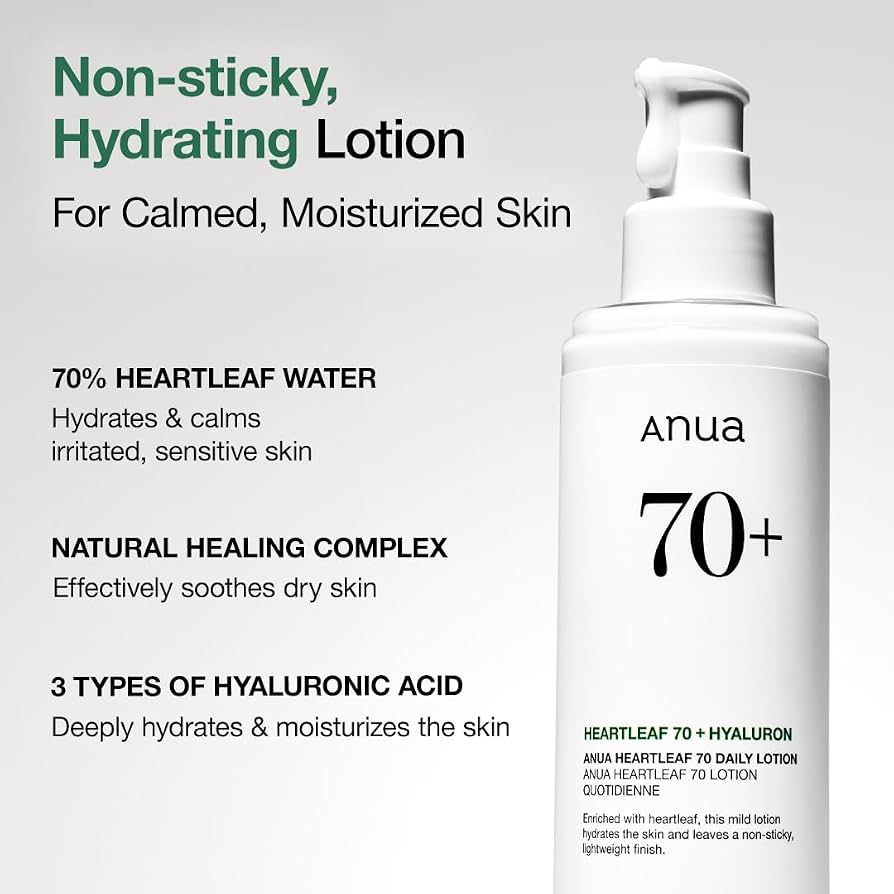Anua Heartleaf 70+ Hyaluron Lotion - 200ml